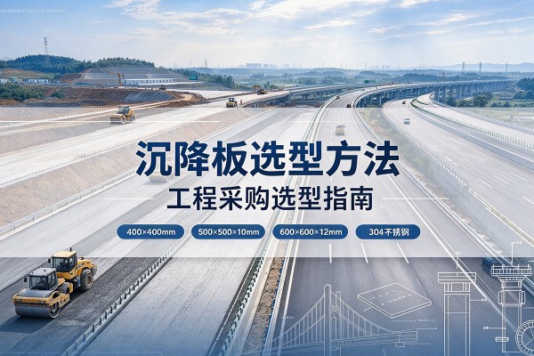 比如沉降板选择方法