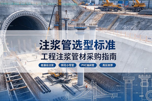 比如注浆管选型标准